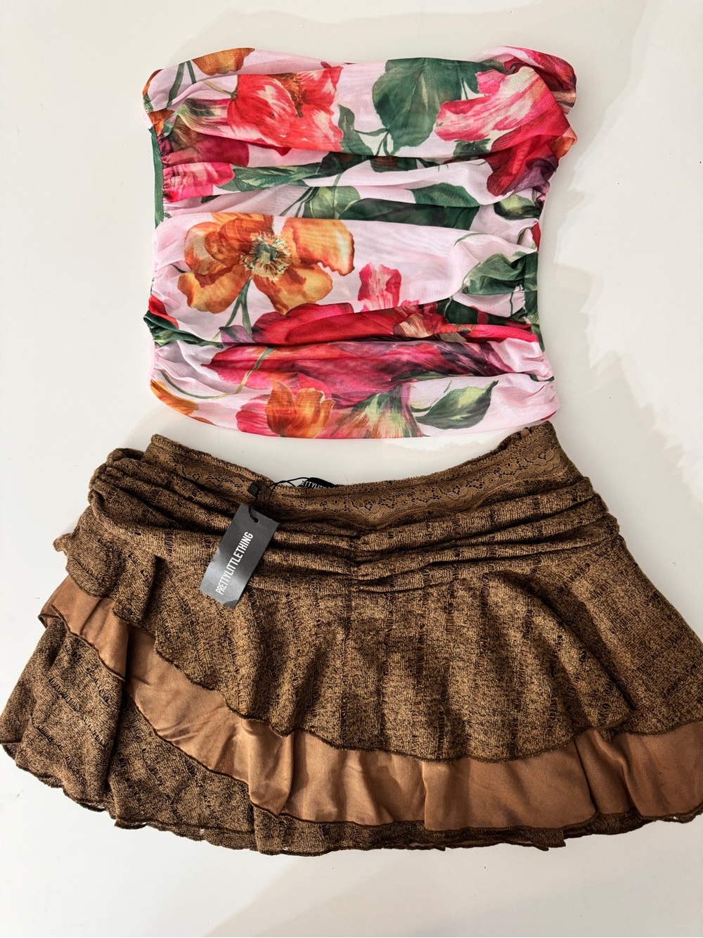 PRETTY LITTLE THING x PEPPERMAYO 2 PIECE SET! New with tags!